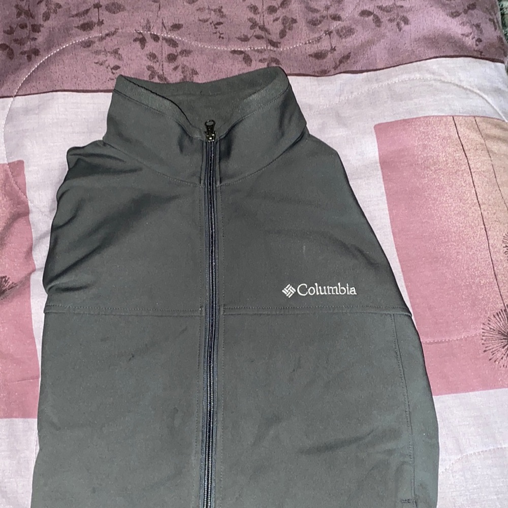Columbia, Fleece Jacket, Gray, Large